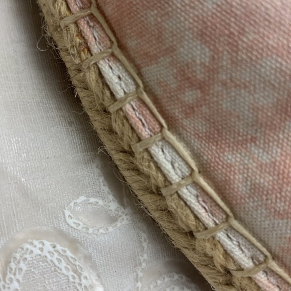 Torrid slip-on Espadrille Canvas plush tie dye size 10 Wide Width - Picture 4 of 11